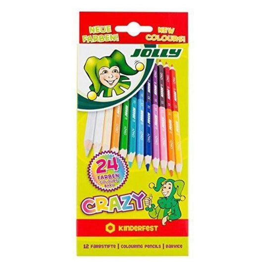 Jolly Superstick Crazy, 24 Farben, 12 Stifte