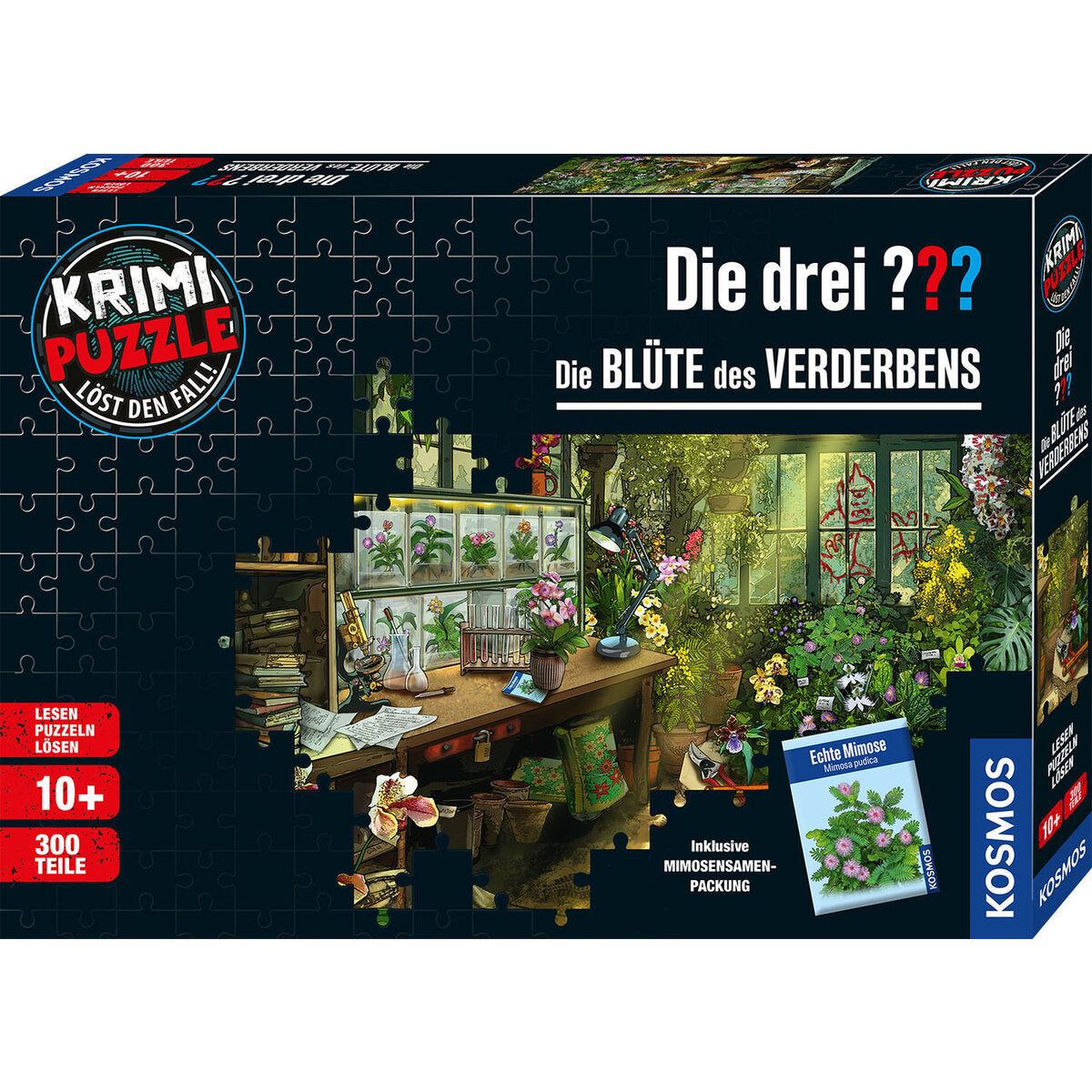 KOSMOS Krimi-Puzzle Die drei ??? - Die Blüte des Verderbens