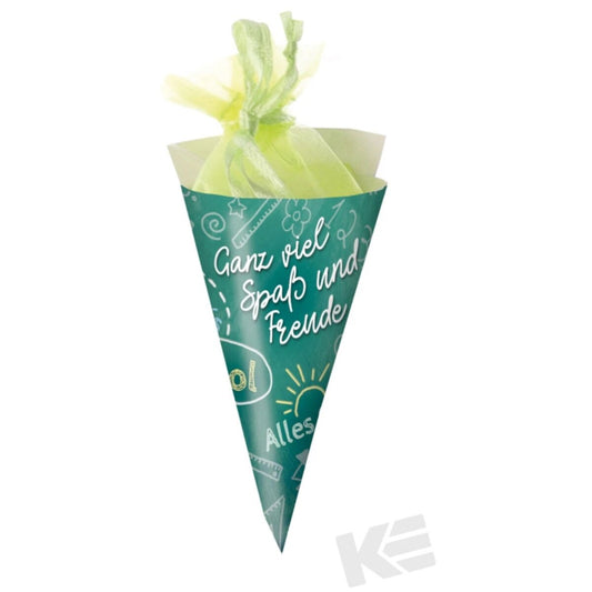 Kurt Eulzer Schultüte Viel Freude grün