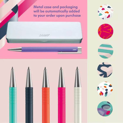 Lamy Kugelschreiber Logo Lx Glänzend Neonpink B Schreibfarbe schwarz