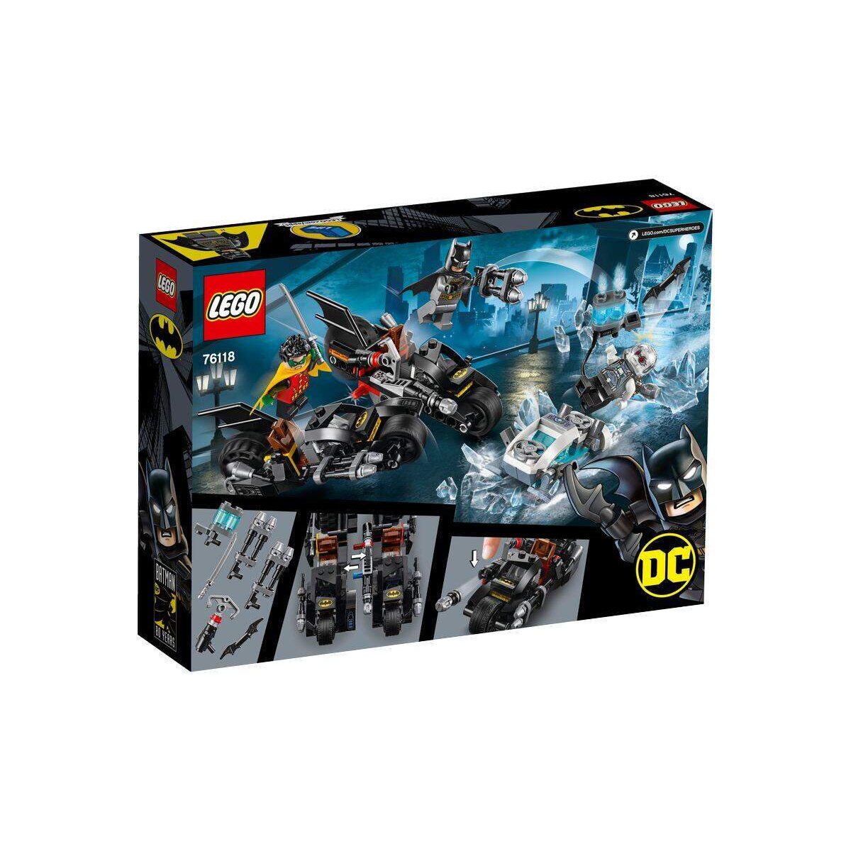 LEGO® DC Comics Super Heroes 76118 Batcycle-Duell mit Mr. Freeze™