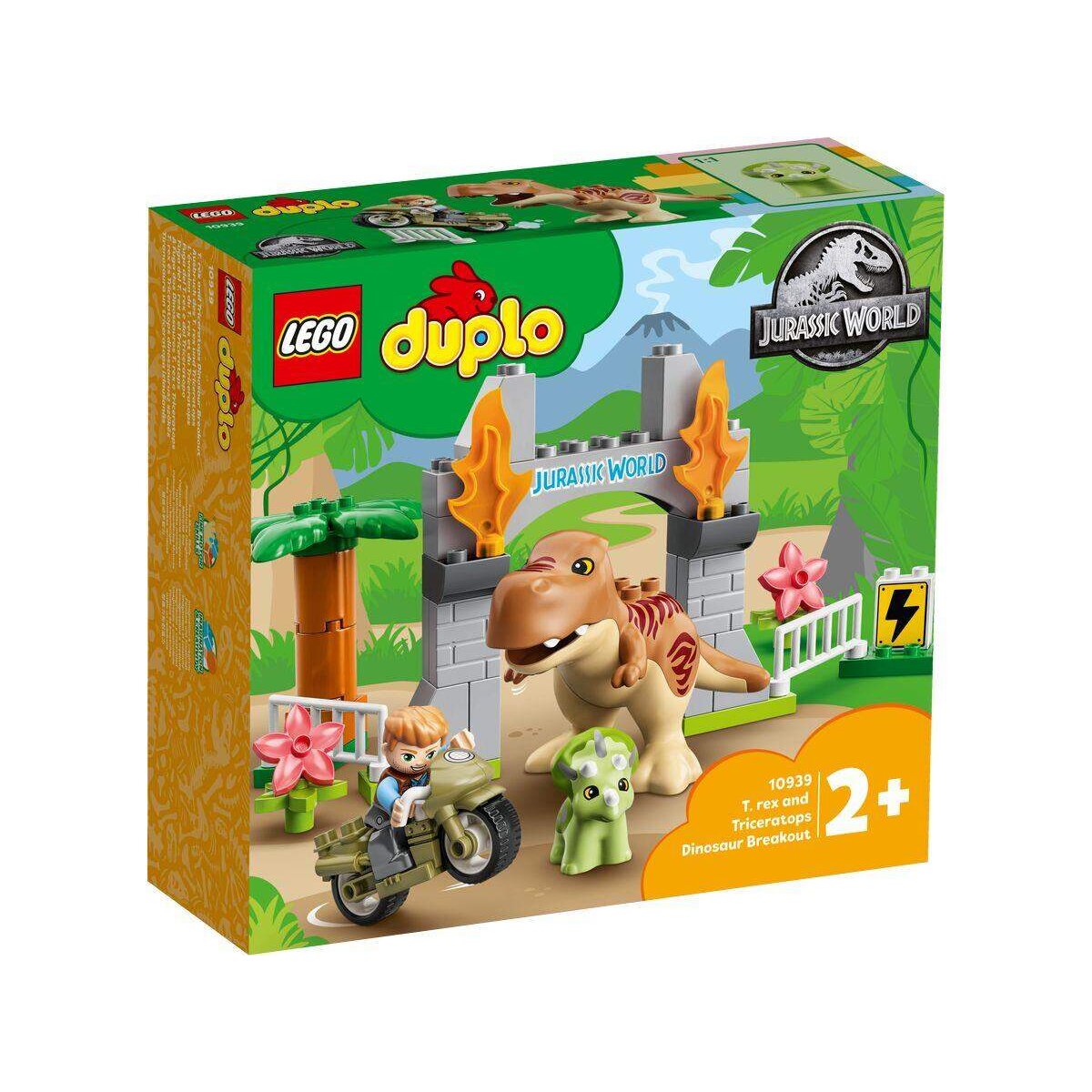 LEGO® DUPLO® 10939 Ausbruch des T. rex und Triceratops