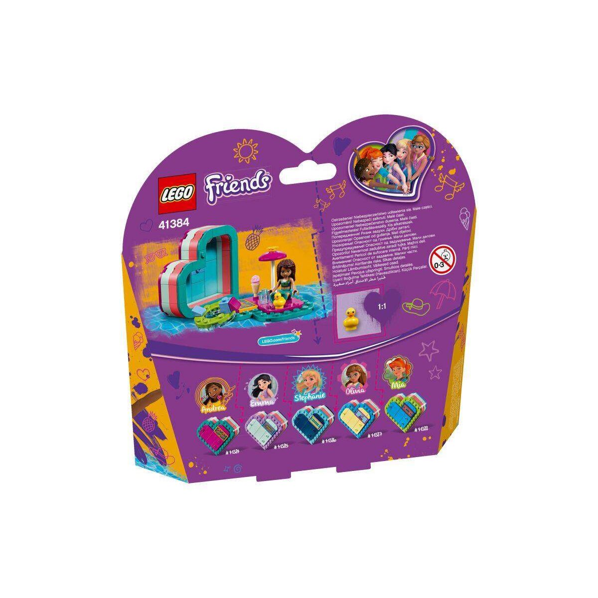 LEGO® Friends 41384 Andreas sommerliche Herzbox