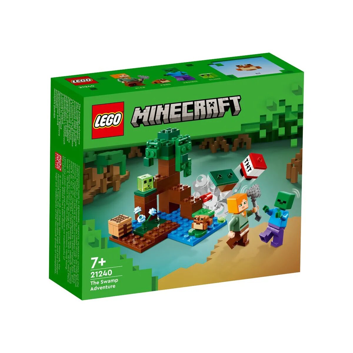 LEGO® Minecraft™ 21240 Das Sumpfabenteuer