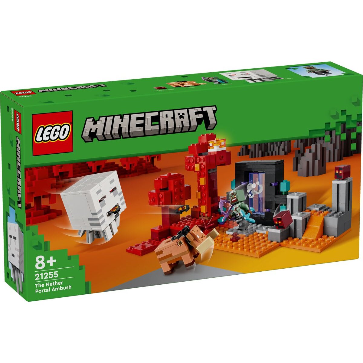 LEGO® Minecraft™ 21255 Hinterhalt am Netherportal