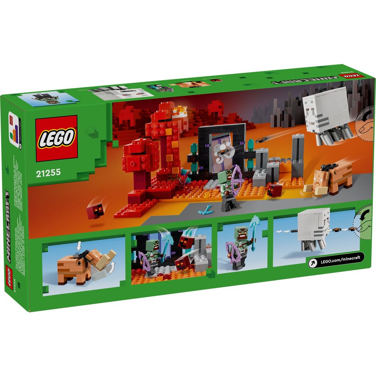 LEGO® Minecraft™ 21255 Hinterhalt am Netherportal