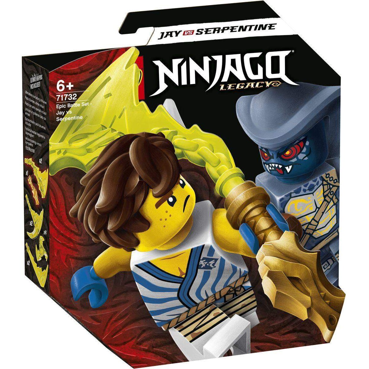 LEGO® NINJAGO® Legacy 71732 Battle Set Jay versus. Serpentine