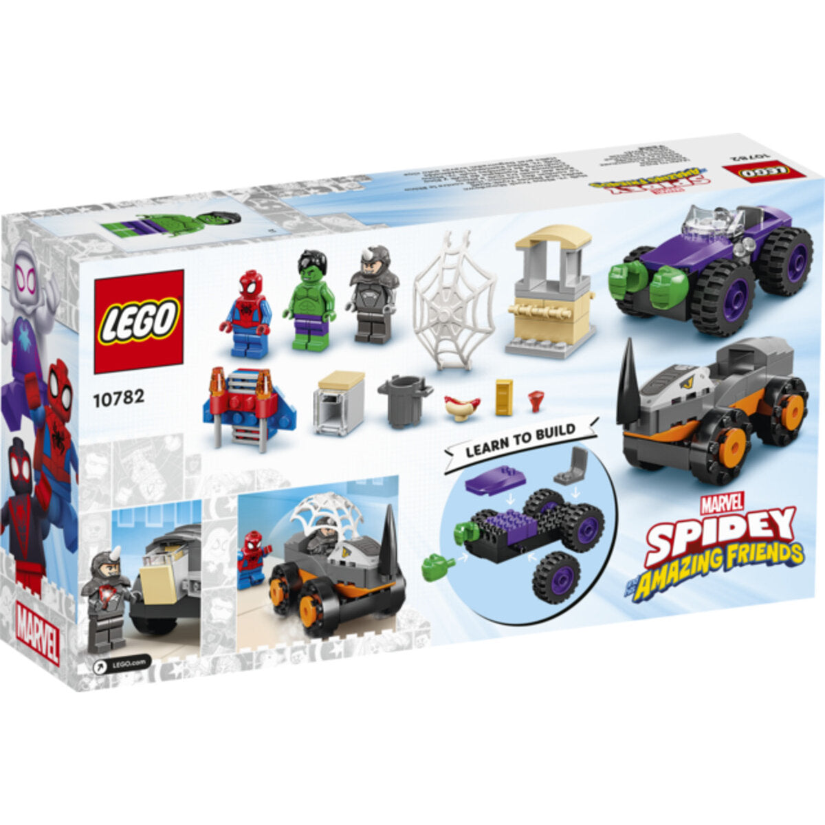 LEGO® Spidey 10782 Hulks und Rhinos Truck-Duell