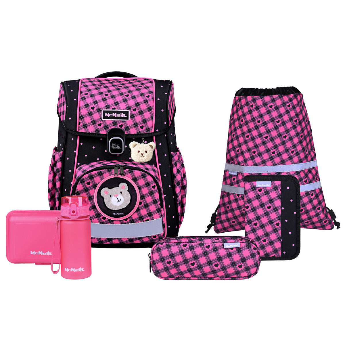 McNeill Bravo Buddy Schulranzen 9-teiliges Set 21 Liter