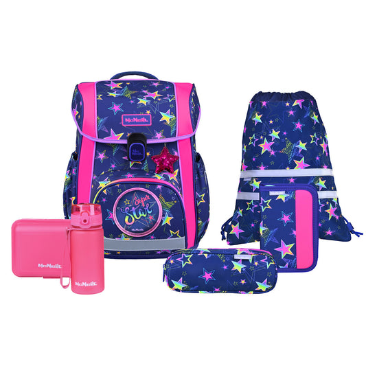 McNeill Bravo Stars Schulranzen 9-teiliges Set