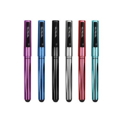 McNeill Ghost Pen Radierbarer Füller Metallic mit Metallclip, 6 Farben sortiert