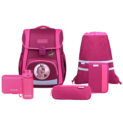 McNeill McNeill Bravo Berry Schulranzen 9-teiliges Set 21 Liter