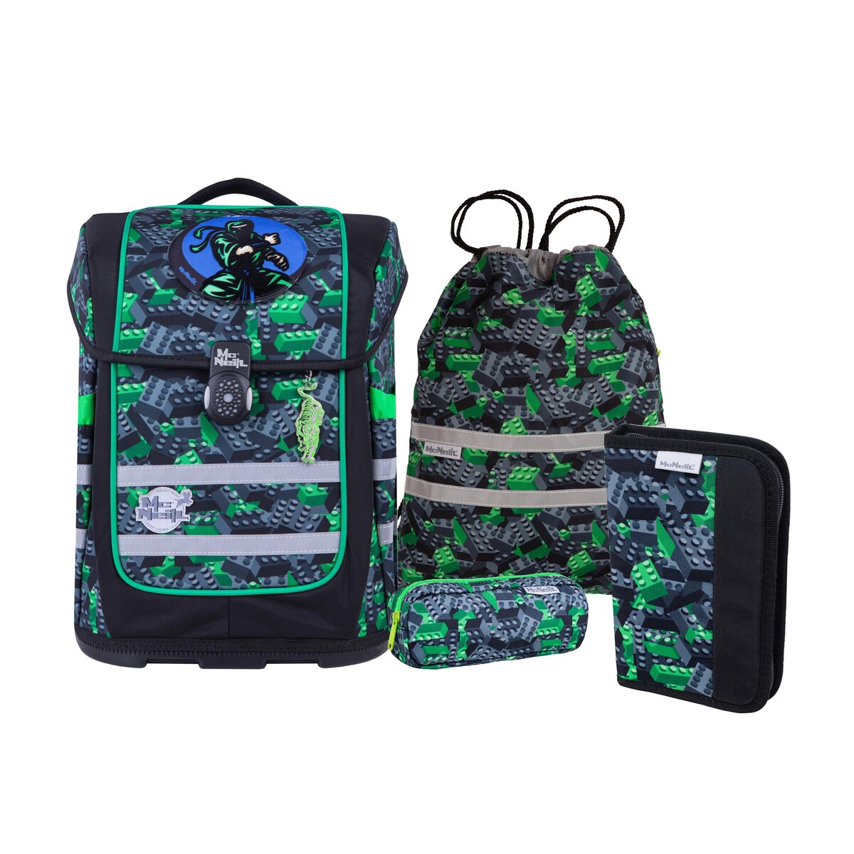MCNeill Schulranzen Set Ergo Compacto 5tlg. Kids from the Block