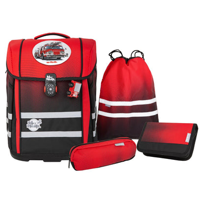 MCNeill Schulranzen Set Perfecto 5tlg. Gradient Cranberry