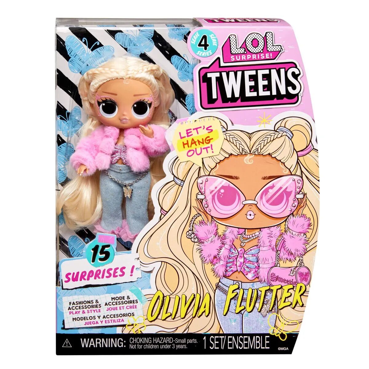 MGA Entertainment L.O.L. Surprise Tweens S4 Doll - Olivia Flutter