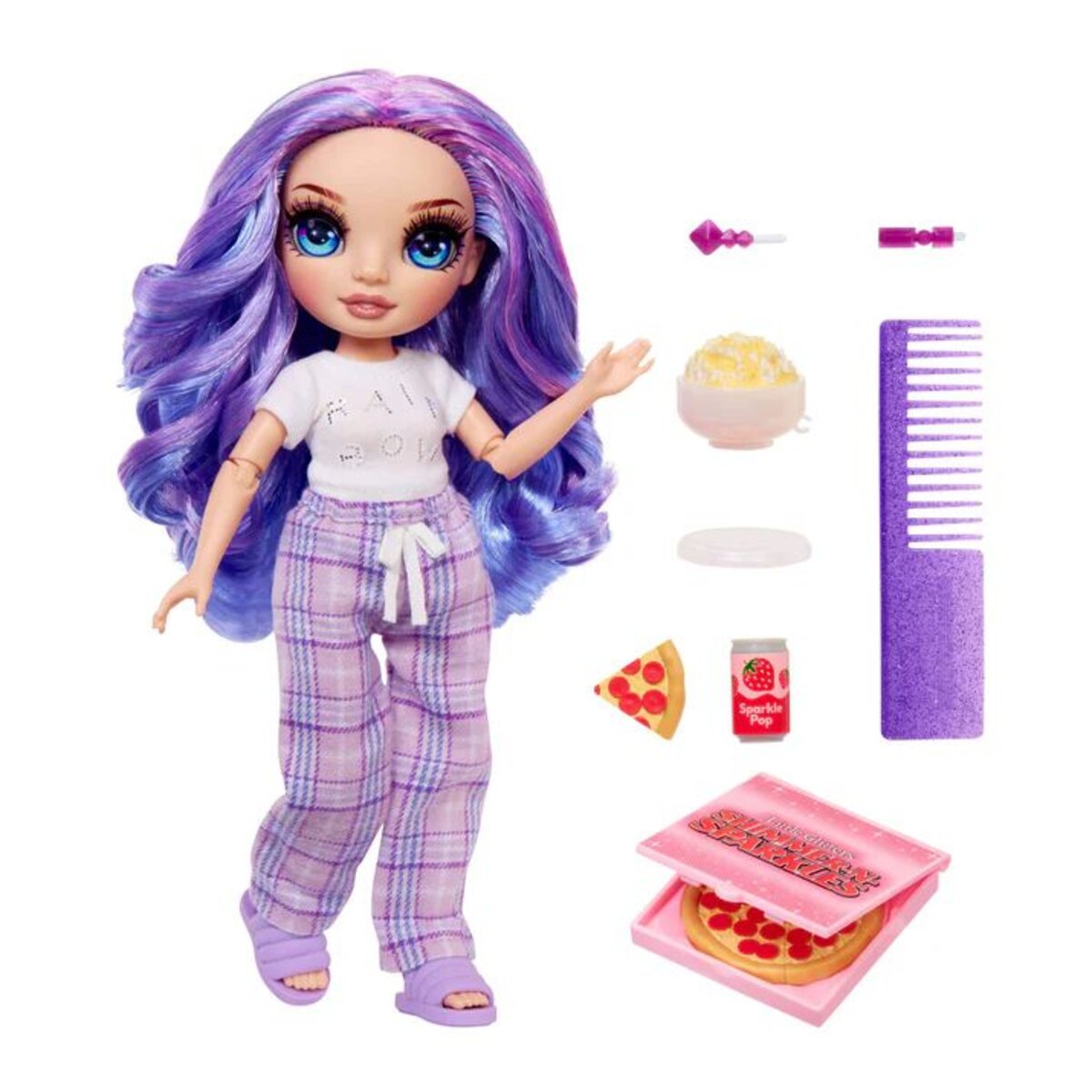 MGA Entertainment Rainbow High Junior High PJ Party Fashion Doll - Violet (Purple)