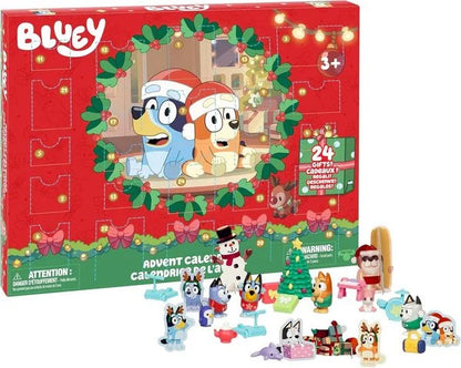 Moose Toys - BLUEY-Adventskalender mit Mini-Spielfiguren