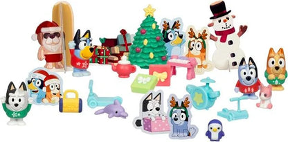 Moose Toys - BLUEY-Adventskalender mit Mini-Spielfiguren