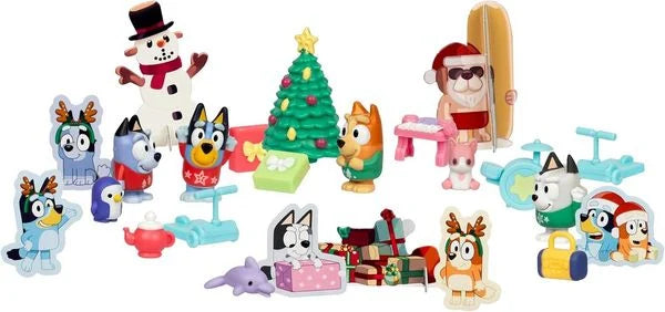 Moose Toys - BLUEY-Adventskalender mit Mini-Spielfiguren