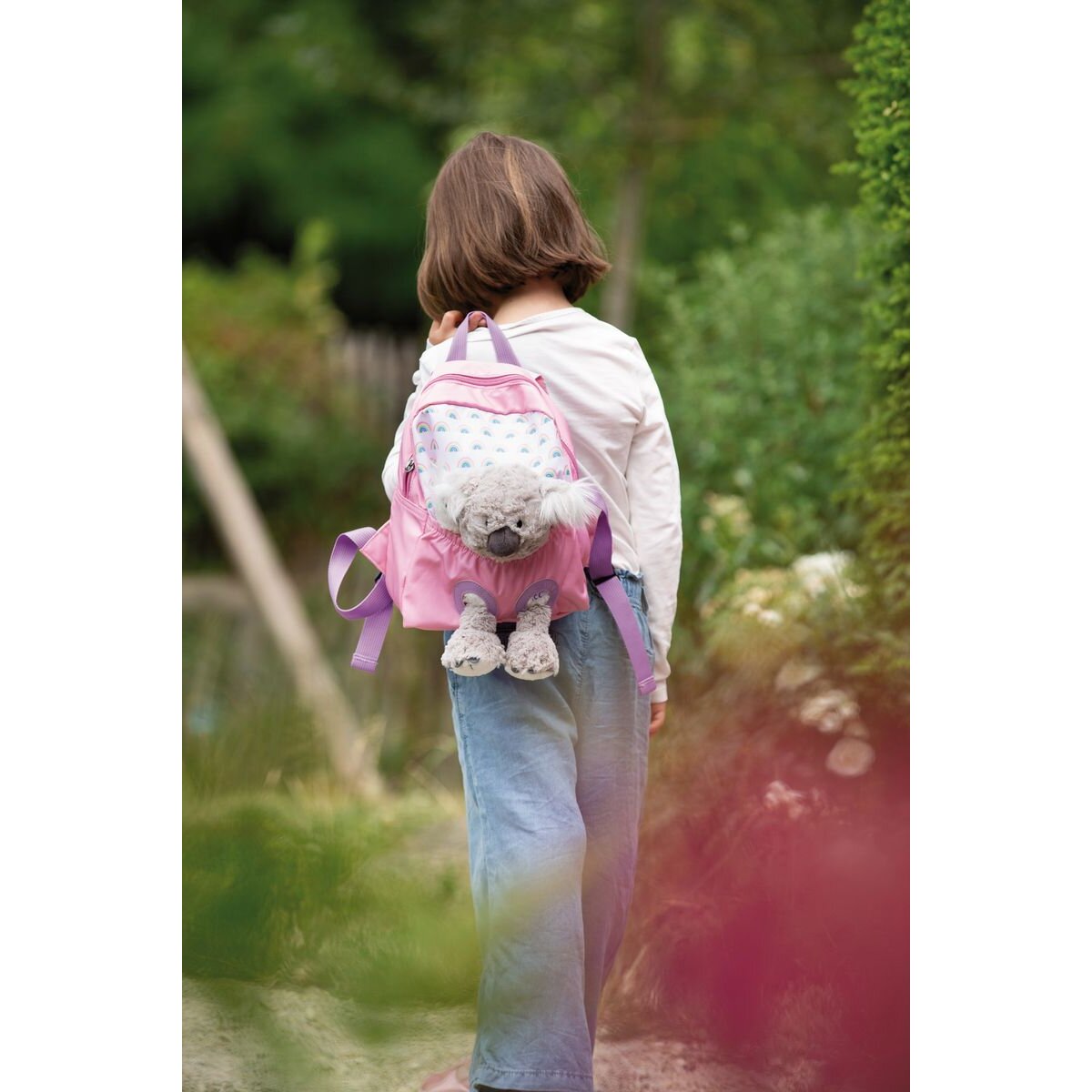 NICI Rucksack mit Koala Plüschtier pink