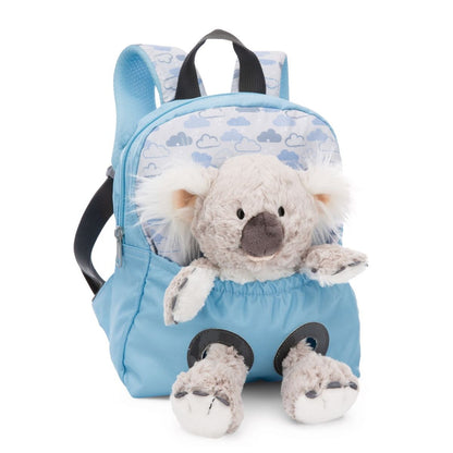 NICI Rucksack mit Koala Plüschtier blau