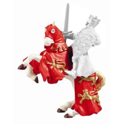 Papo 39340 Pferd von Richard Löwenherz, rot