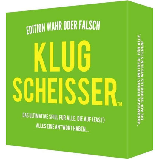 Kylskapspoesi KLUGSCHEISSER - Wahr oder Falsch