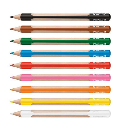 Pelikan Buntstifte griffix 9 Farben, 9 Stück