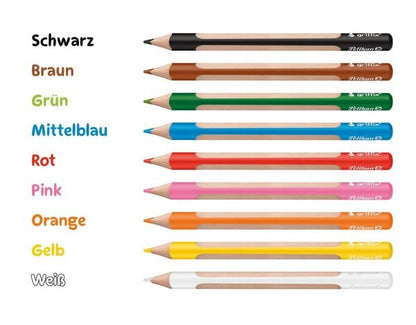 Pelikan Buntstifte griffix 9 Farben, 9 Stück