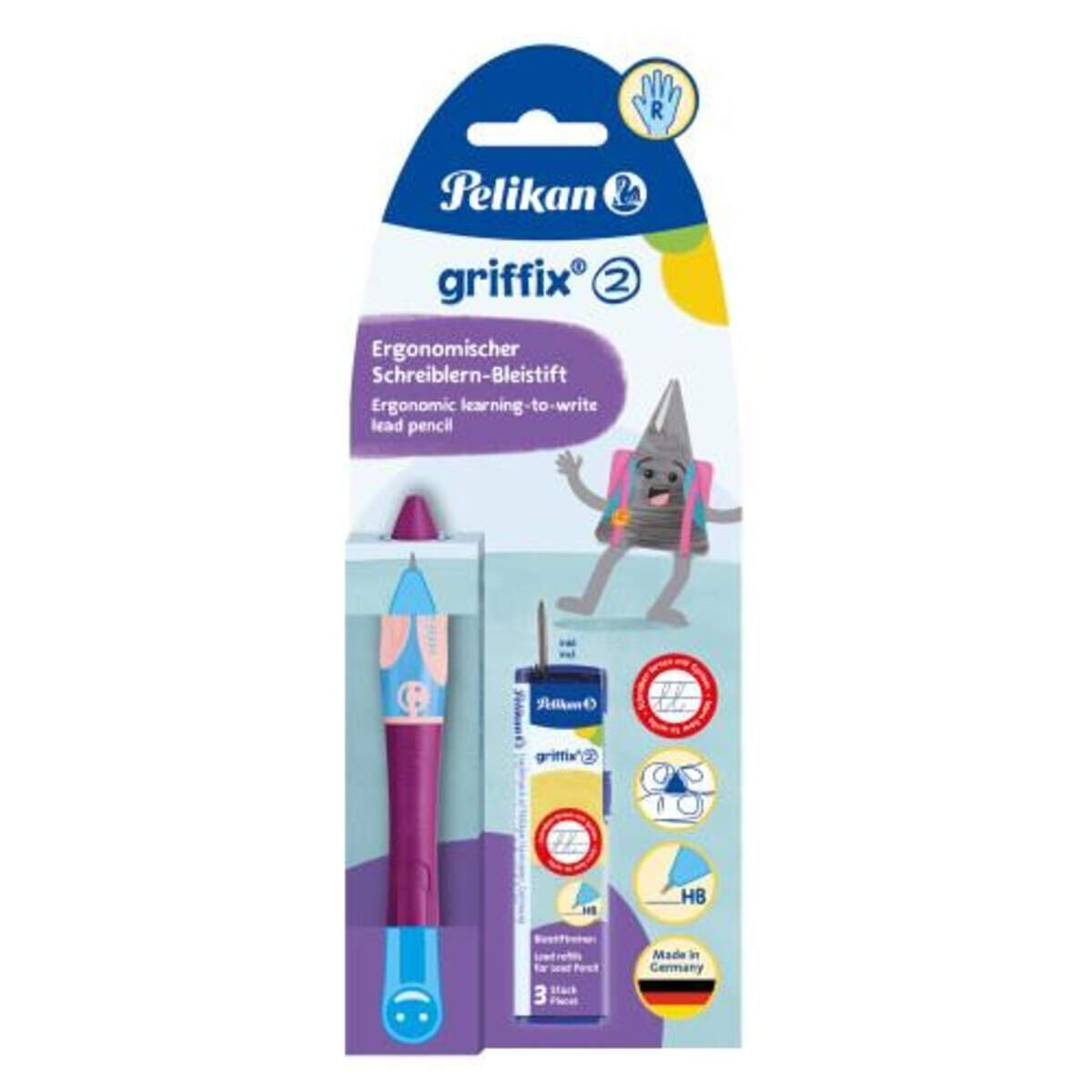 Pelikan griffix® Bleistift für Rechtshänder, Sweet Berry