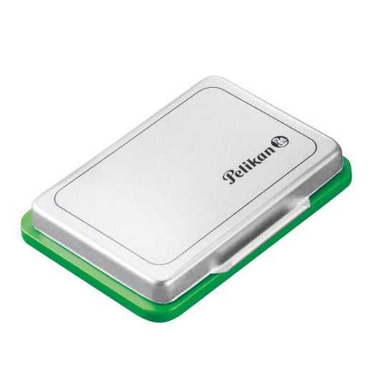 Pelikan Stempelkissen, grün, 5 x 7 cm, aus Metall