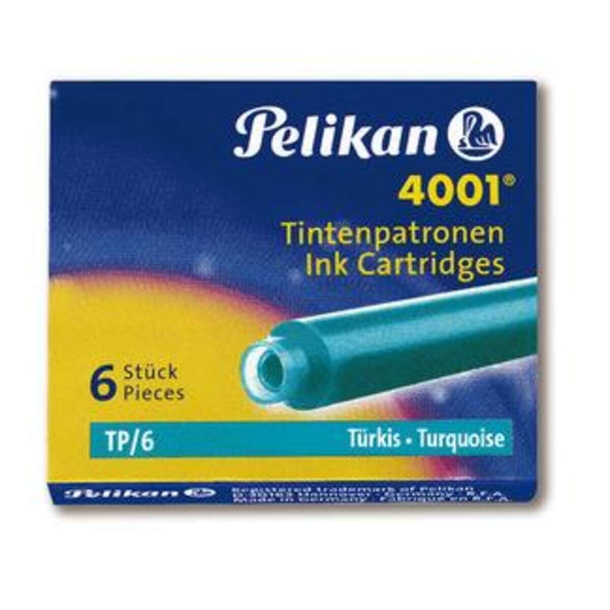 Pelikan Tintenpatrone 4001 TP/6, türkis