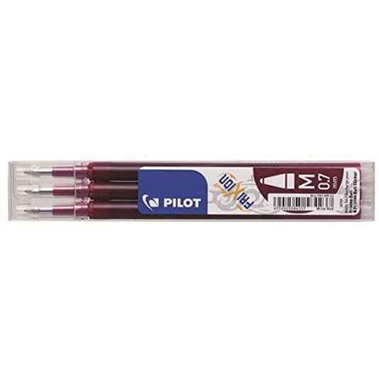 Pilot Ersatzminen für Tintenroller Frixion Ball, Dunkelrot 0,7 mm