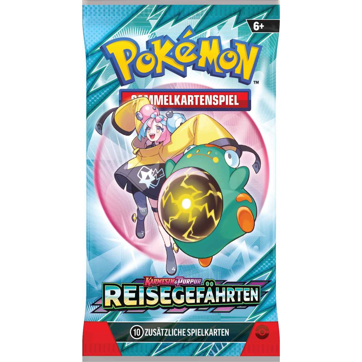 Pokemon Karmesin & Purpur - Reisegefährten Booster (Deutsch), 1 Stück, 4-fach sortiert