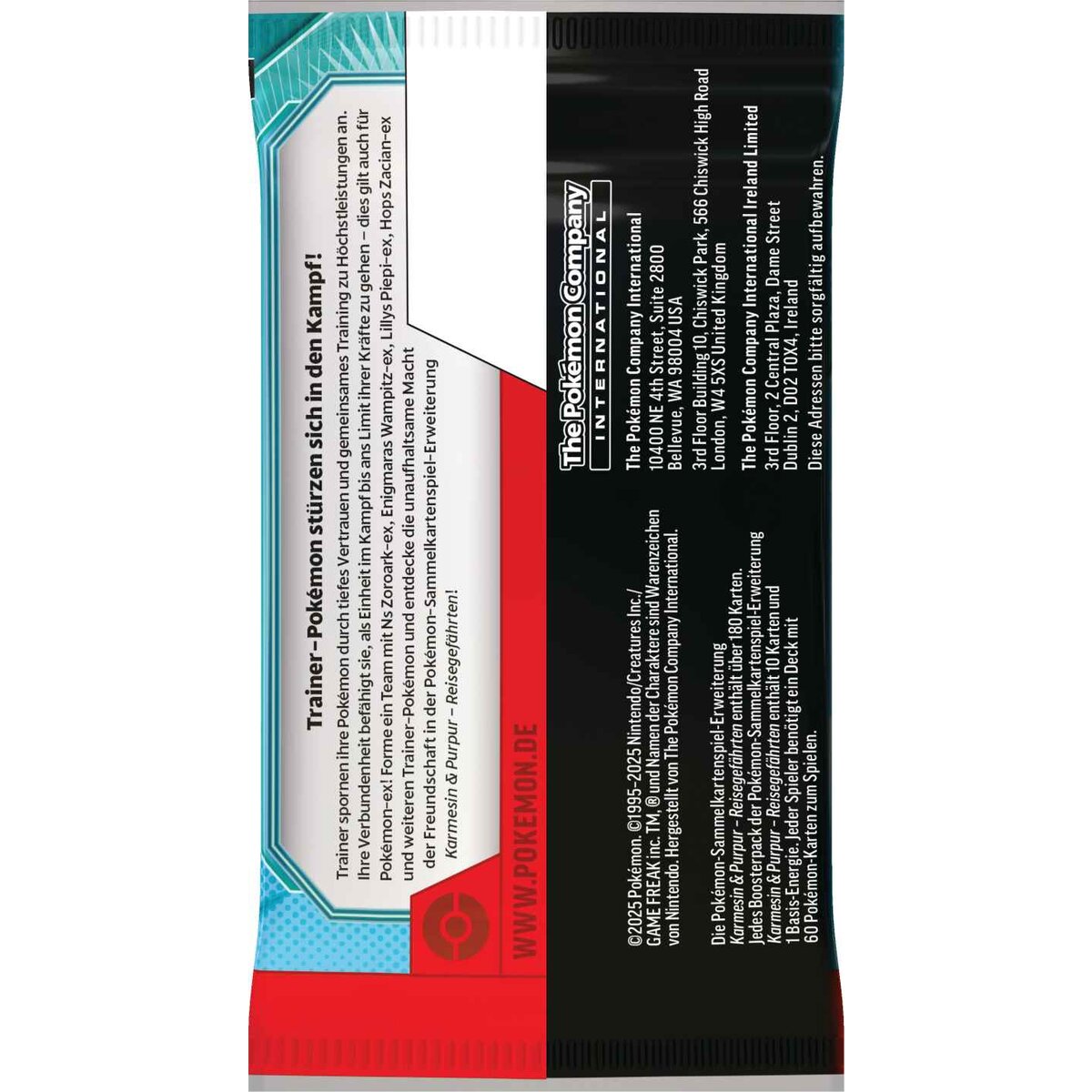 Pokemon Karmesin & Purpur - Reisegefährten Booster (Deutsch), 1 Stück, 4-fach sortiert