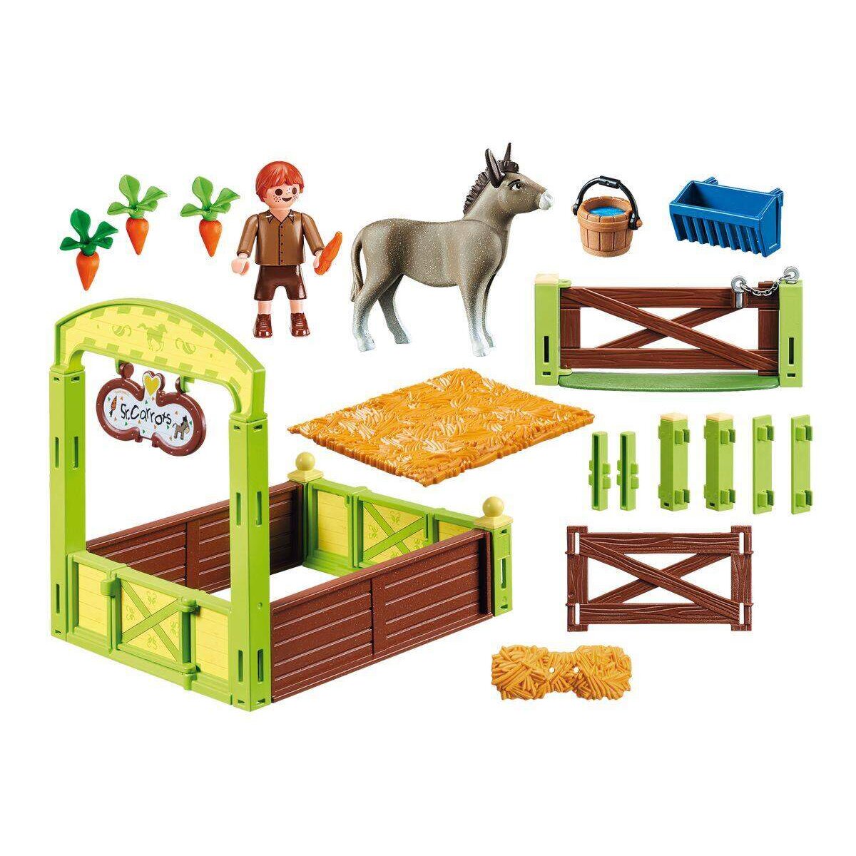 PLAYMOBIL® 70120 Spirit Riding Free Pferdebox Snips & Herr Karotte