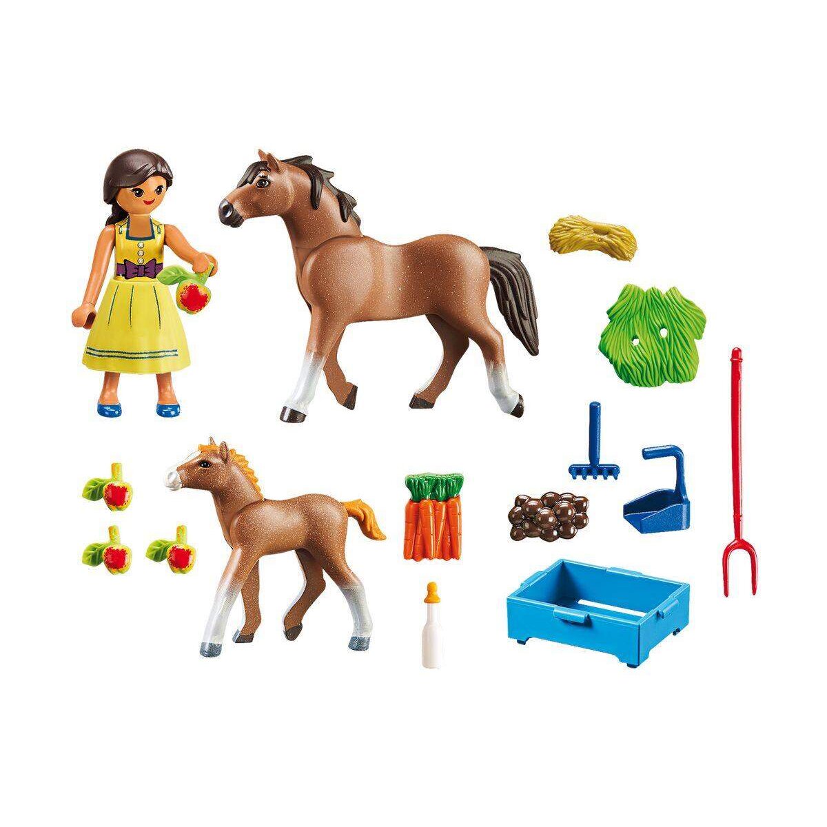 PLAYMOBIL® 70122 Spirit Riding Free Pru mit Pferd und Fohlen