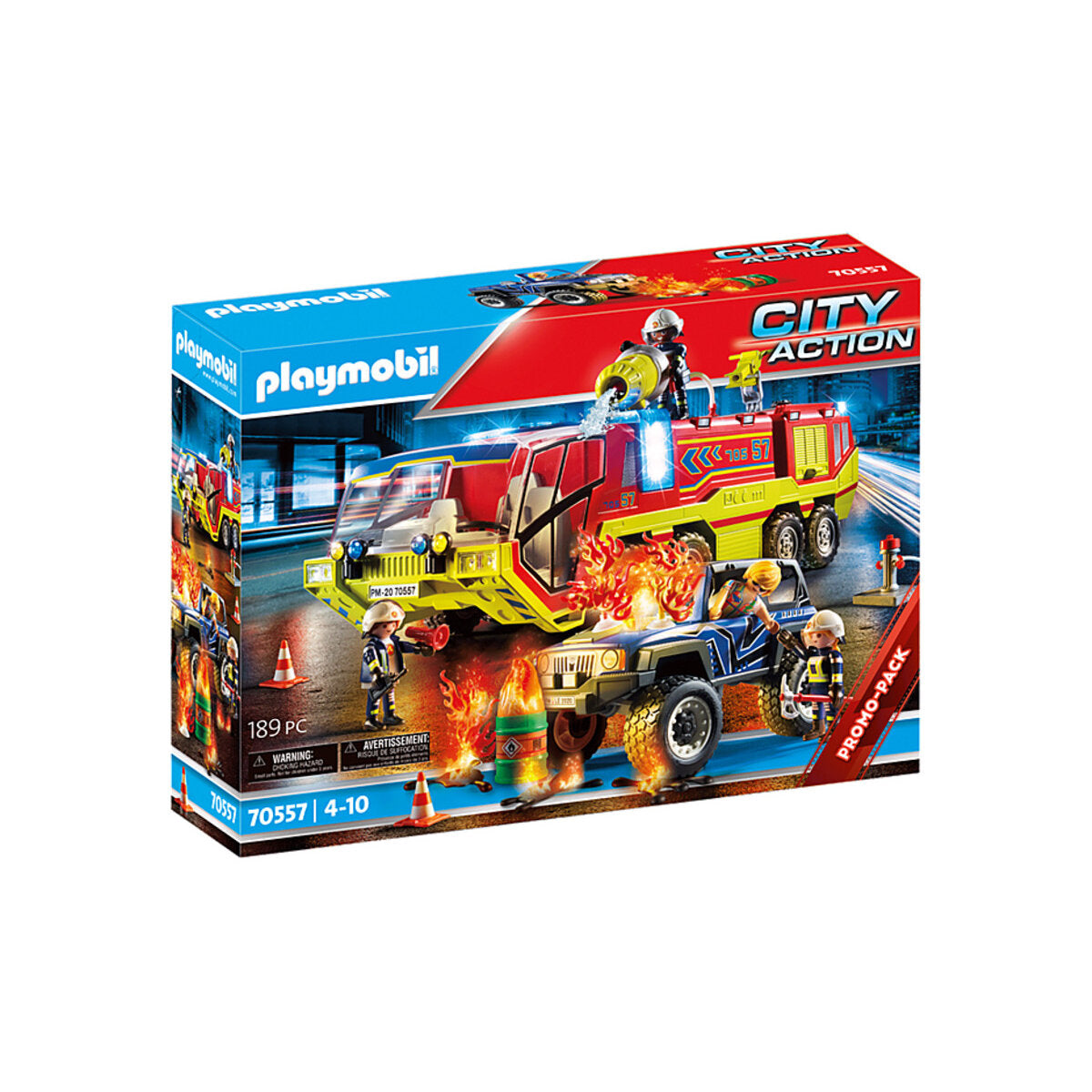 PLAYMOBIL® 70557 City Action Feuerwehreinsatz mit Löschfahrzeug