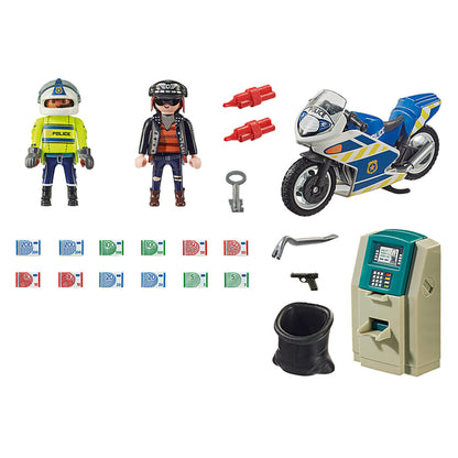 PLAYMOBIL® 70572 Polizei-Motorrad: Verfolgung des Geldräubers