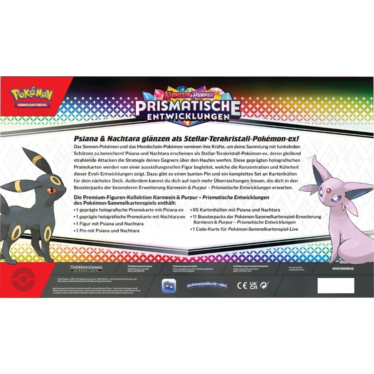 Pokemon Premium-Figuren-Kollektion Karmesin & Purpur - Prismatische Entwicklungen