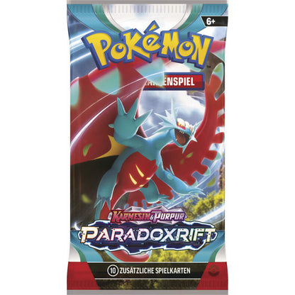 Pokemon Karmesin & Purpur - Paradoxrift Booster, 1 Stück, 4-fach sortiert