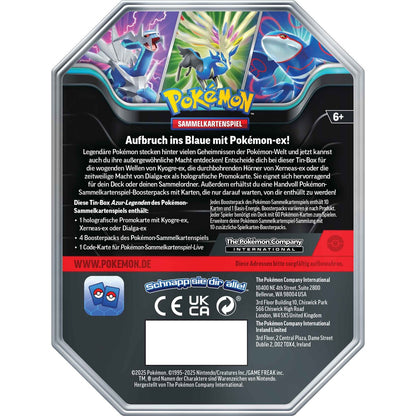 Pokemon Tin-Box Azur-Legenden: Kyogre-ex (Deutsch)