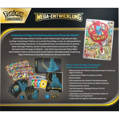 Pokemon Top-Trainer-Box Mega-Entwicklung: Mega-Lucario