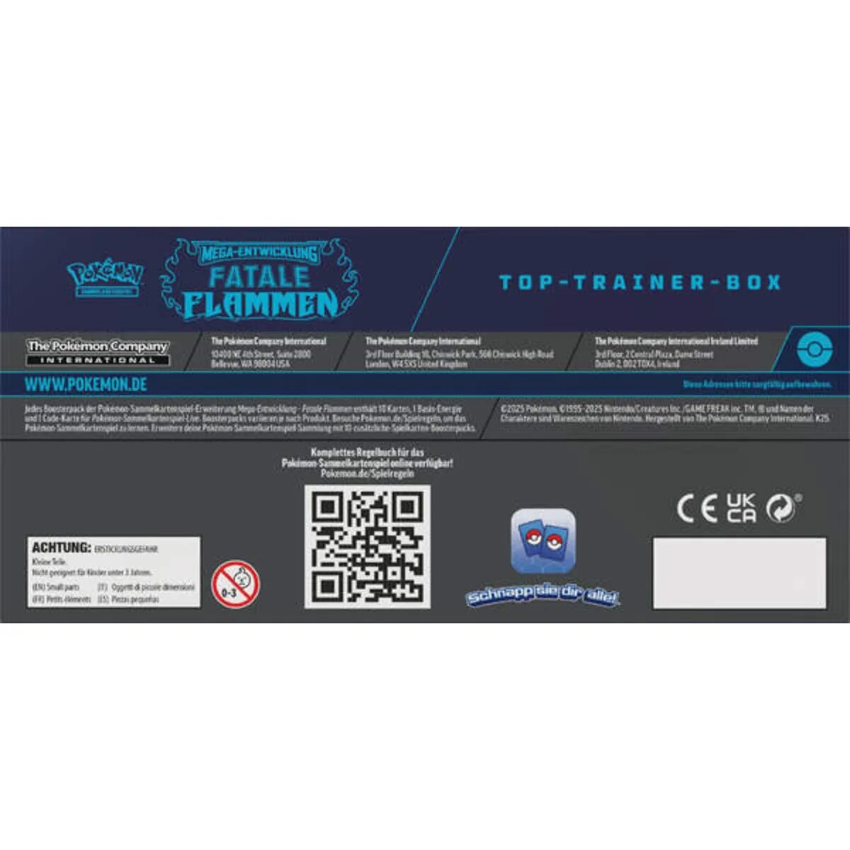 Pokemon Top-Trainer-Box Mega-Entwicklung - Fatale Flammen