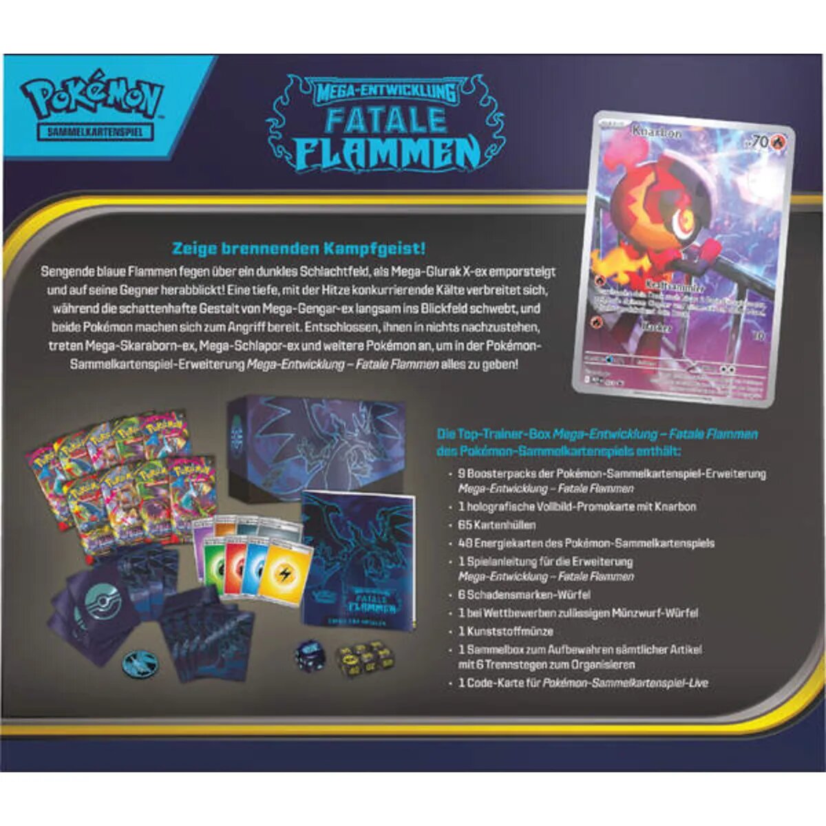 Pokemon Top-Trainer-Box Mega-Entwicklung - Fatale Flammen
