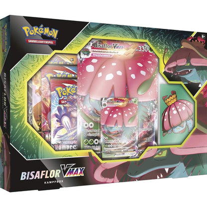 Pokemon VMAX Battlebox Bisaflor ODER Turtok 1 Stück, sortiert