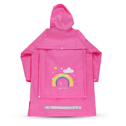 Regenponcho Unicorn rosa kompatibel mit allen Belmil Schulranzenmodellen