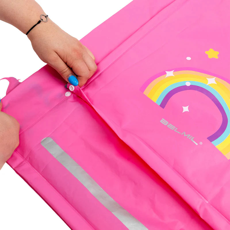 Regenponcho Unicorn rosa kompatibel mit allen Belmil Schulranzenmodellen