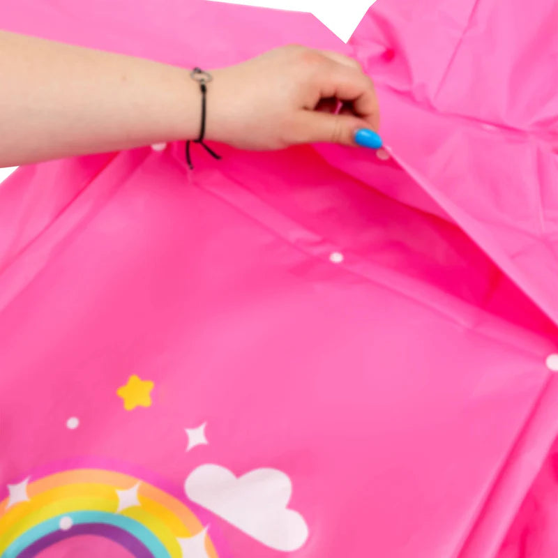 Regenponcho Unicorn rosa kompatibel mit allen Belmil Schulranzenmodellen
