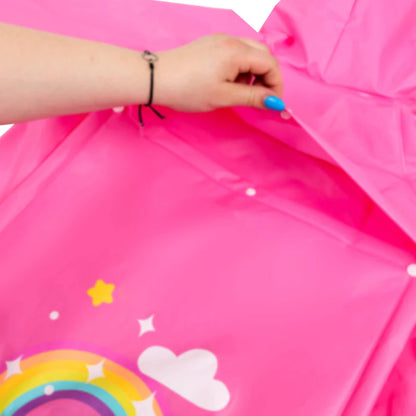 Regenponcho Unicorn rosa kompatibel mit allen Belmil Schulranzenmodellen